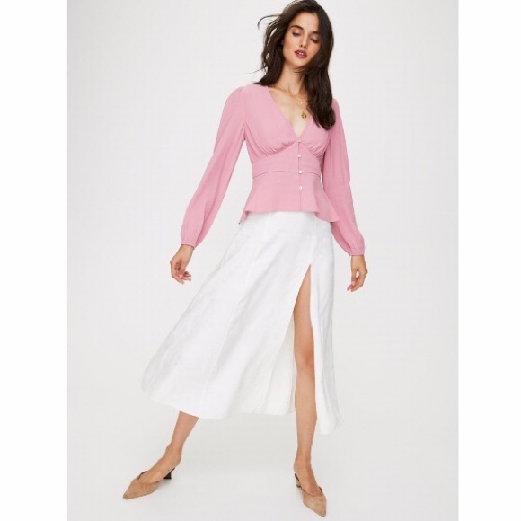 Wilfred Tops - WILFRED PRAIRE BLOUSE IN GREEN